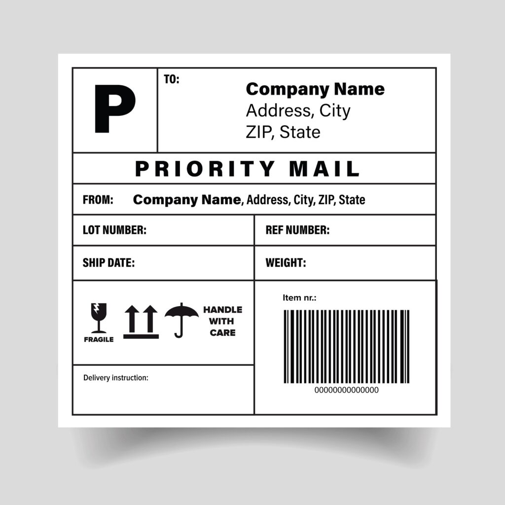 Shipping Labels Manufacturer