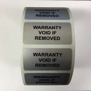 Warranty Void Labels Manufacturer